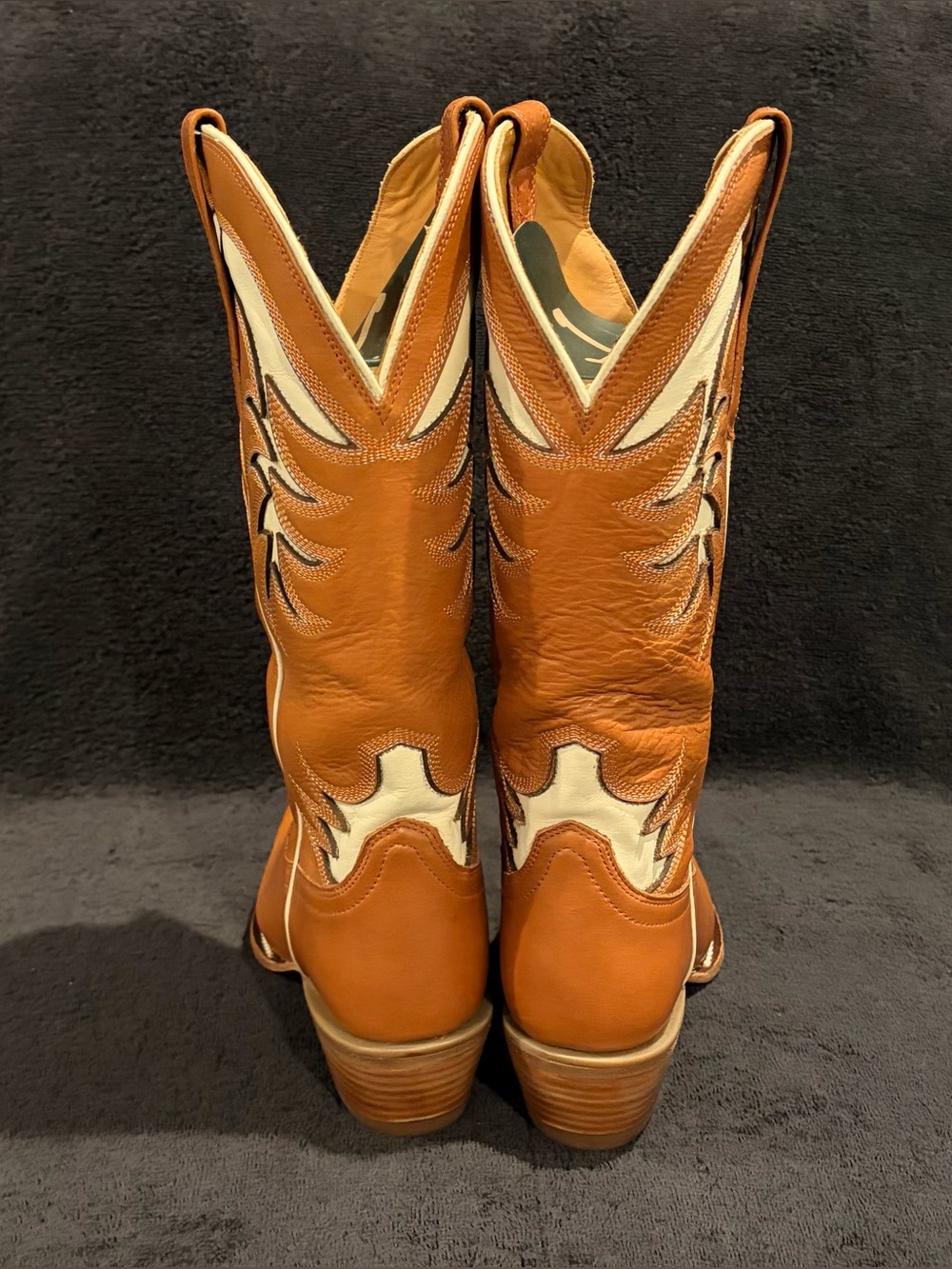 Tecovas Annie Pecan Bone Snip Toe Cowgirl Boots - Picture 4 of 7